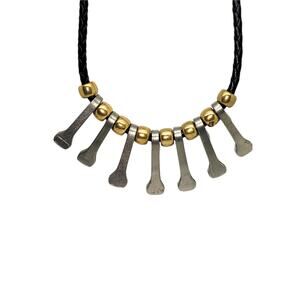 Herbert P. Linder handmade. Horse shoe nail necklace. 18"